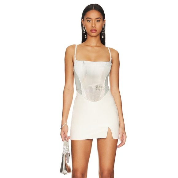 REVOLVE Dresses & Skirts - ALL THE WAYS Melinda Mini Skirt in White NWT Size Small